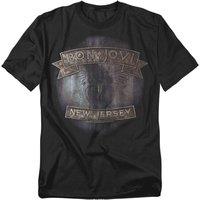 Bon Jovi New Jersey T-Shirt, Black | Size: XL