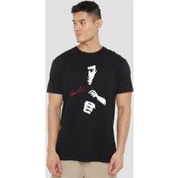 Bruce Lee The Dragon Awaits T-Shirt, Black | Size: Large