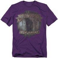 Bon Jovi New Jersey T-Shirt, Purple | Size: 2XL
