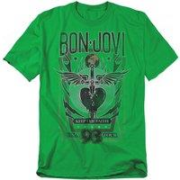 Bon Jovi Keep The Faith T-Shirt, Kelly Green | Size: XL