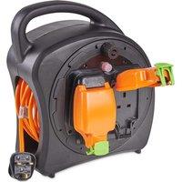 VonHaus Heavy Duty Extension Reel in Black