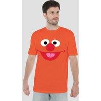 Sesame Street Ernie Crayon Sketch T-Shirt, Orange | Size: XL