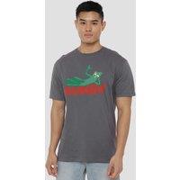 Gumby On Logo T-Shirt, Charcoal | Size: 3XL