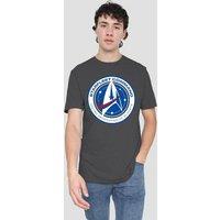 Star Trek Discovery Starfleet Command T-Shirt, Charcoal | Size: XL