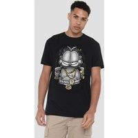 Garfield Lasagna For Life T-Shirt, Black | Size: Large