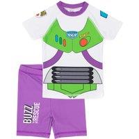 Disney Boy's 2 Piece Swim Set | Multicoloured | Official Merch | Size: 4-5 Years