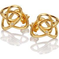 Hot Diamonds Women's HD X GE Endless Earrings in Gold | Size: 20mm