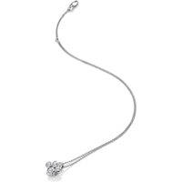 Hot Diamonds Women's Tender Cluster Pendant in Silver | Size: 45 cm