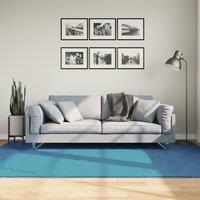 Berkfield Home Rug OVIEDO Short Pile Turquoise 160x230 cm in Blue | Size: Medium