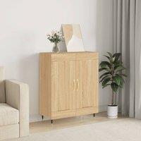 Berkfield Home Sideboard Sonoma Oak 69.5x34x90 cm Engineered Wood in Brown