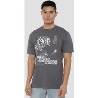 Bruce Lee No Way As A Way T-Shirt, Charcoal in Grey | Size: 3XL