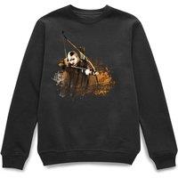 Lord of the Rings Official Legolas Cutout Sweatshirt - Black | Size: Large