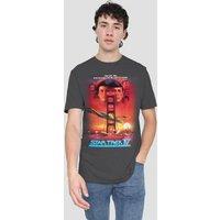 Star Trek The Voyage Home(Movie) T-Shirt, Charcoal in Grey | Size: Large