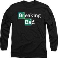 Breaking Bad Logo Long Sleeve T-Shirt, Black | Size: Small