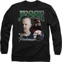 Breaking Bad Jesse Homage Long Sleeve T-Shirt, Black | Size: Medium