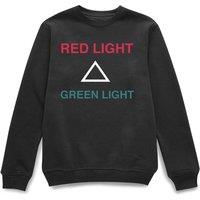 Squid Game Official RED LIGHT GREEN LIGHT Sweatshirt - Black | Size: Large