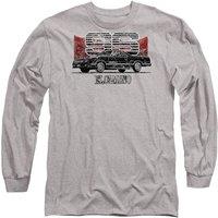 Chevrolet El Camino Ss Mountains Long Sleeve T-Shirt, Athletic Heather in Grey | Size: Large