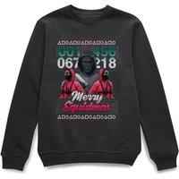 Squid Game Official Merry Squidmas Sweatshirt - Black | Size: XL