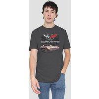 Other Chevrolet Checkered Past T-Shirt, Charcoal in Grey | Size: Small