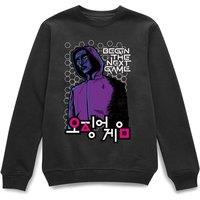 Squid Game Official Begin Next Game Sweatshirt - Black | Size: Small