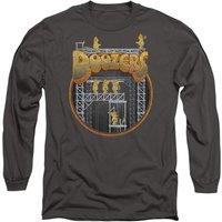 Jim Henson Fraggle Rock Doozers Construction Long Sleeve T-Shirt, Charcoal in Grey | Size: Small