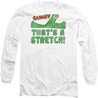 Gumby That'S A Stretch Long Sleeve T-Shirt, White | Size: XL