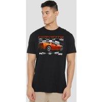 Chevrolet Orange Z06 Vette T-Shirt, Black | Size: 5XL