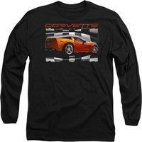 Chevrolet Orange Z06 Vette Long Sleeve T-Shirt, Black | Size: Small