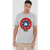 TOP GUN Fighter Weapons School T-Shirt, Athletic Heather in Grey | Size: Medium