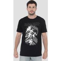 Star Trek Retro Tilted Bridge T-Shirt, Black | Size: Large