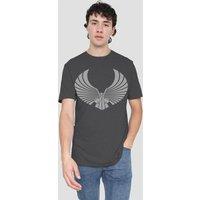 Star Trek Romulan Logo T-Shirt, Charcoal in Grey | Size: 3XL
