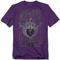 Bon Jovi Keep The Faith T-Shirt, Purple | Size: 2XL