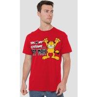 Garfield Cat Man T-Shirt, Red | Size: Small
