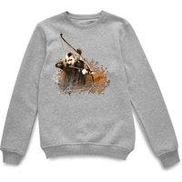 Lord of the Rings Official Legolas Cutout Sweatshirt - Grey | Size: Large
