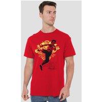 Bruce Lee Immortal Dragon T-Shirt, Red | Size: Medium