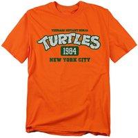 Teenage Mutant Ninja Turtles Tmnt Est. 1984 Nyc T-Shirt, Orange | Size: 4XL