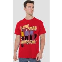 Star Trek Man In Uniform T-Shirt, Red | Size: 2XL