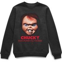Chucky Official Friends Till The End Sweatshirt - Black | Size: Small
