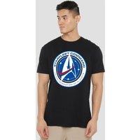 Star Trek Discovery Starfleet Command T-Shirt, Black | Size: Medium