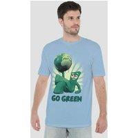 Gumby Go Green T-Shirt, Light Blue | Size: Large
