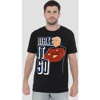 Star Trek: The Next Generation Star Trek The Next Generation Make It So T-Shirt, Black | Size: Large