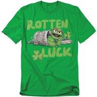 Sesame Street Oscar The Grouch Rotten Luck T-Shirt, Kelly Green | Size: 4XL