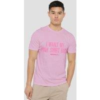Mean Girls I Want My Shirt Back T-Shirt, Pink | Size: Large