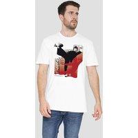 Bruce Lee Kick It T-Shirt, White | Size: 3XL