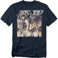 Bon Jovi Runaway Jon T-Shirt, Navy | Size: 4XL