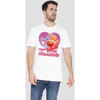 Sesame Street Friendship T-Shirt, White | Size: 4XL