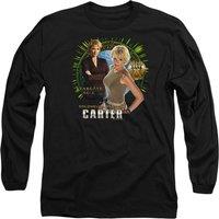 StarGate Sg1 Samantha Carter Long Sleeve T-Shirt, Black | Size: Large