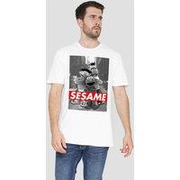 Sesame Street Sesame T-Shirt, White | Size: 4XL