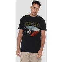 Star Trek Retro Enterprise T-Shirt, Black | Size: 3XL