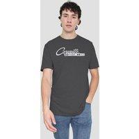 Other Chevrolet Chrome Stingray Logo T-Shirt, Charcoal in Grey | Size: Small